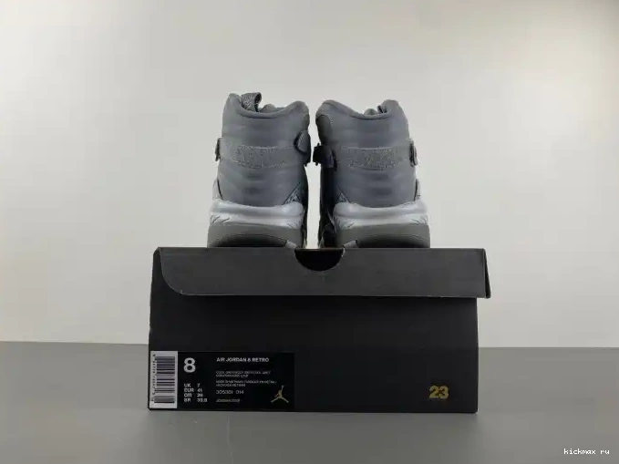 Cheap Kickmax Retro Grey 8 Cool Jordan 305381-014 0408